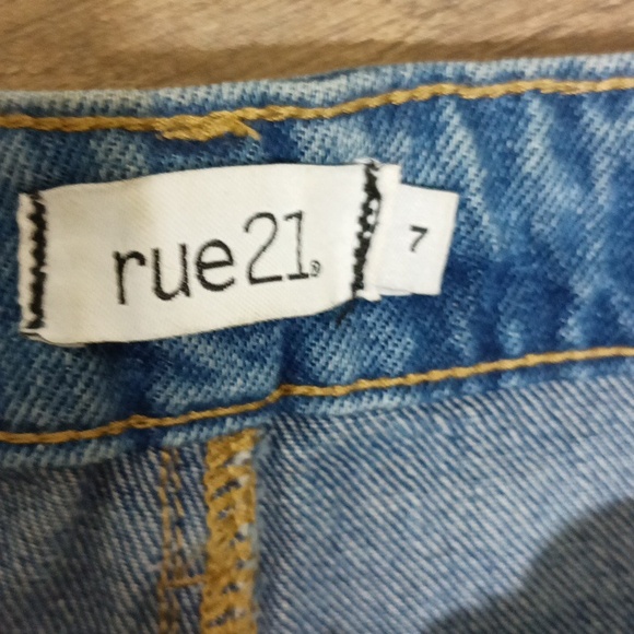Rue 21 wide leg denim Blue jeans - Picture 3 of 8